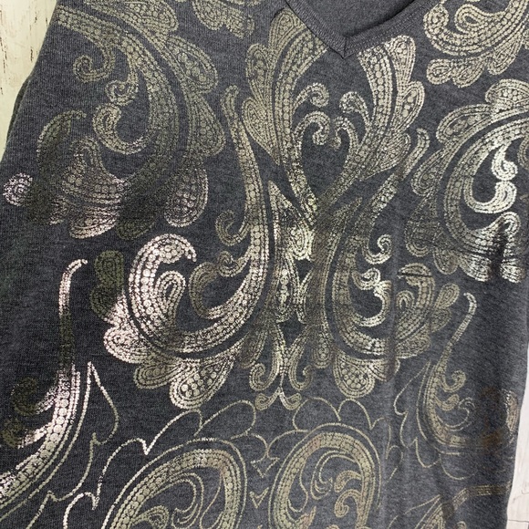 CACHE Metallic Long Sleeve Shirt XL - Picture 5 of 8